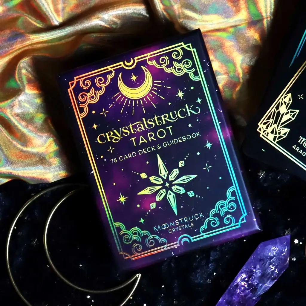 [tar-gld-cs] Gold Crystalstruck Tarot