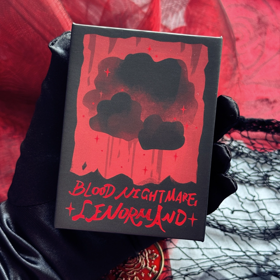 [leno-blood-dark] Blood Nightmare Lenormand (Dark)