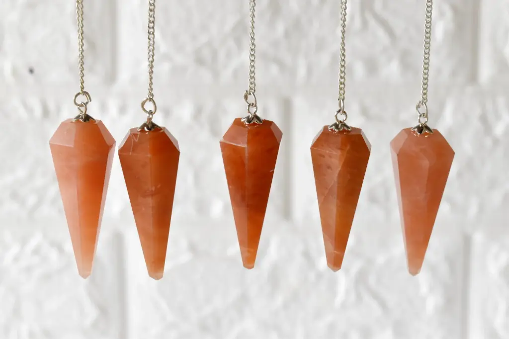 [pend-orav] Orange Aventurine Crystal Pendulum