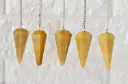 Yellow Aventurine| Faceted Crystal Pendulum