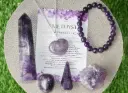 Amethyst Stone Healing Crystal Kit