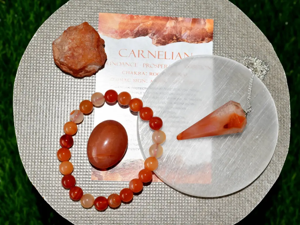 Carnelian Stone Healing Crystal Kit