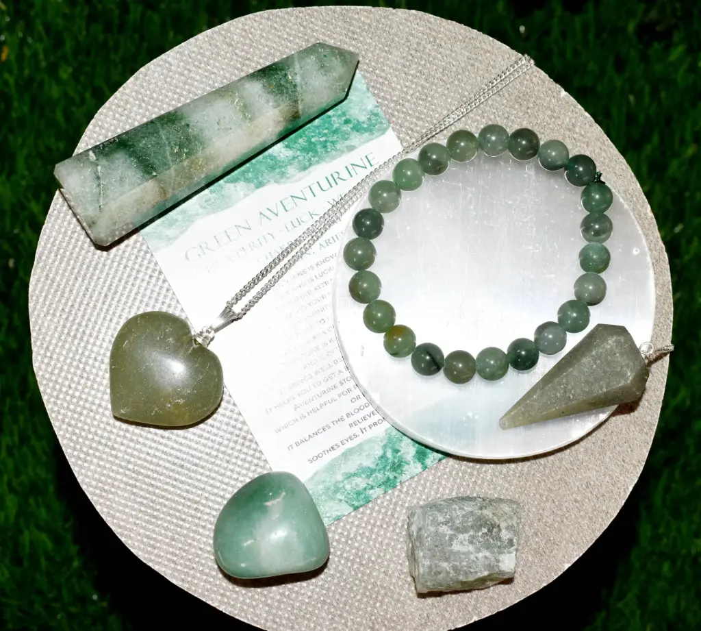 Green Aventurine Healing Crystal Kit