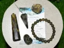 Labradorite Stone Healing Crystal Kit