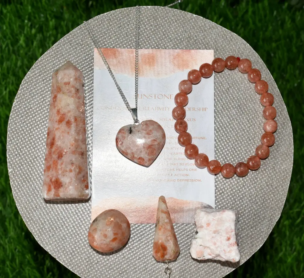 Sunstone Gift Stone Healing Crystal Kit