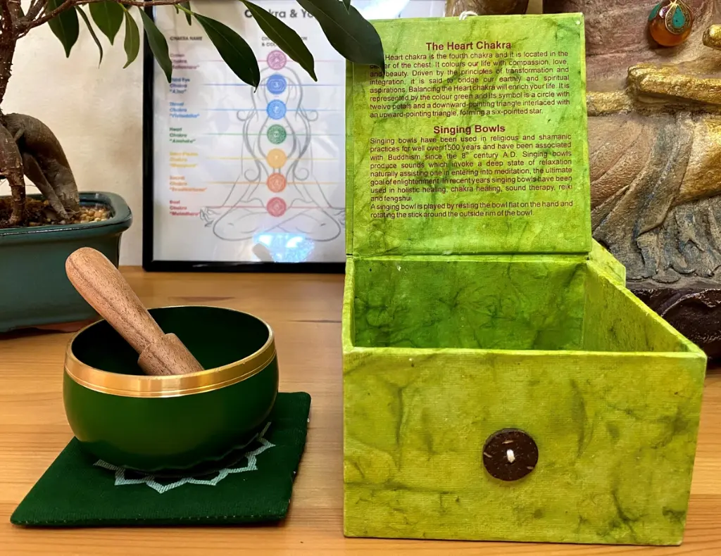 [sb-heart] Chakra Singing Chakra Bowl - Heart (Green)