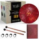 6-Inch 8-Notes Meditation Rain Drum (Red)