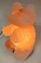 Teddy Bear Shaped Salt Lamp - Hand Carved